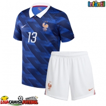 Camisa de Futebol França Kante #13 Equipamento Principal Infantil Mundo 2026 Manga Curta (+ Calças curtas)